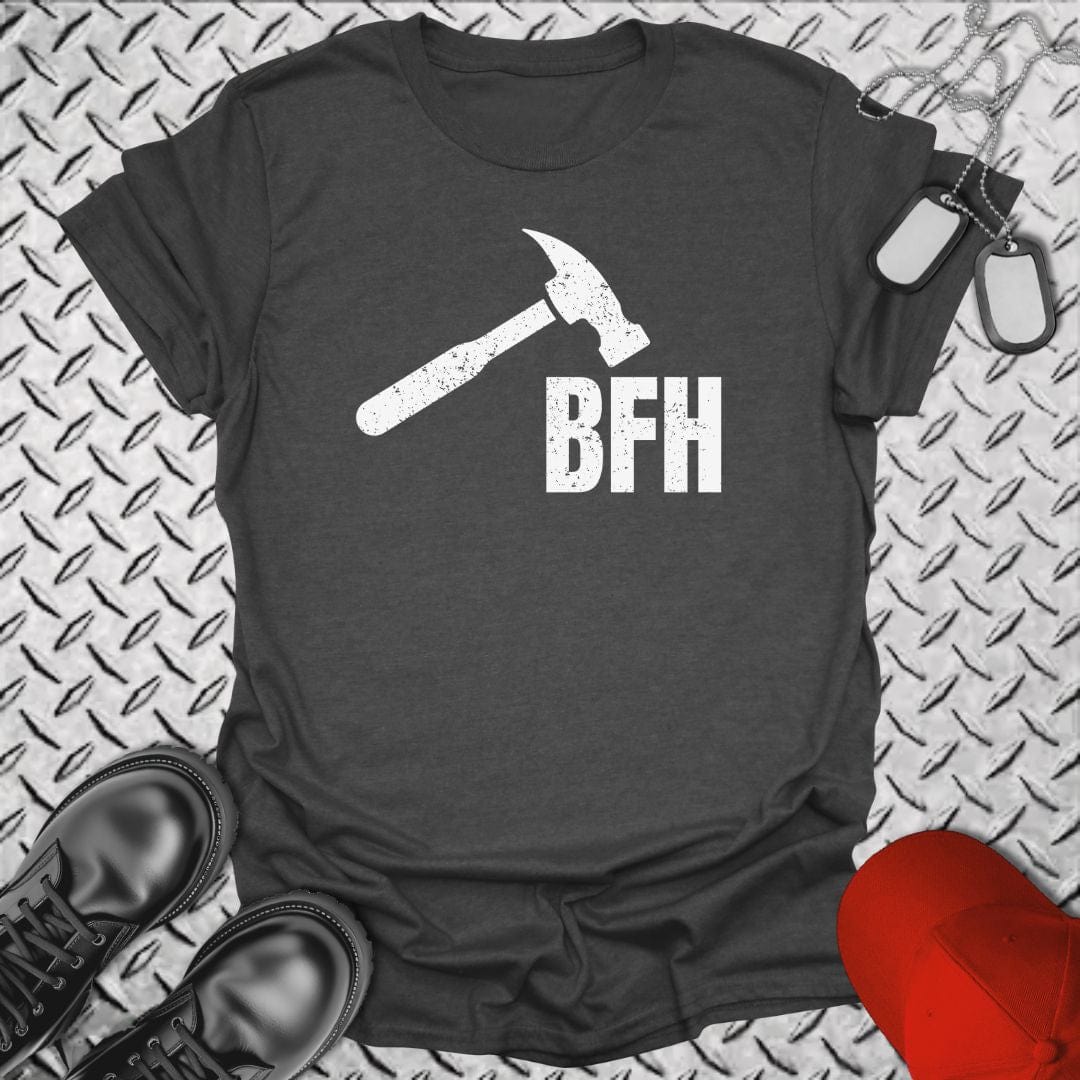 NavyHumor T-Shirt Dark Heather / S Big F'ing Hammer T-shirt