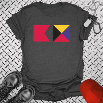 NavyHumor T-Shirt Dark Heather / S Bravo Zulu T-shirt