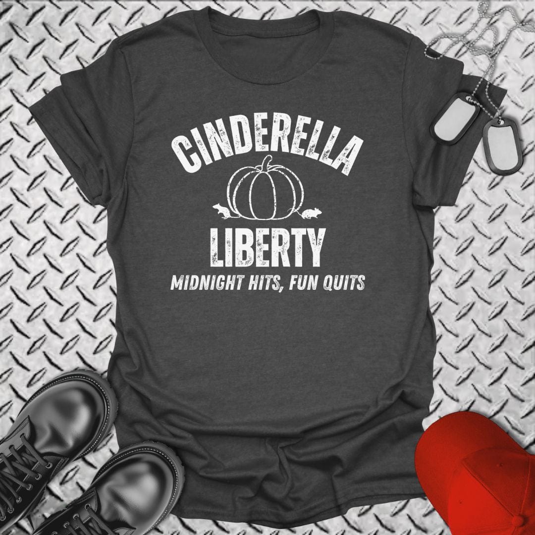 NavyHumor T-Shirt Dark Heather / S Cinderella Liberty T-shirt
