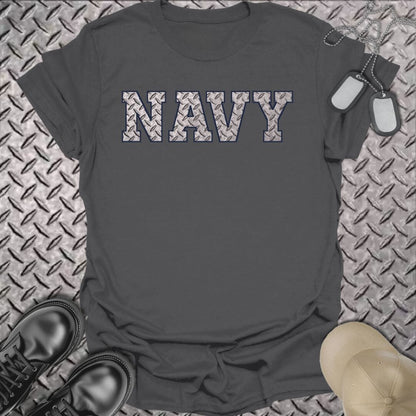 NavyHumor T-Shirt Dark Heather / S Deck Plate Navy T-shirt