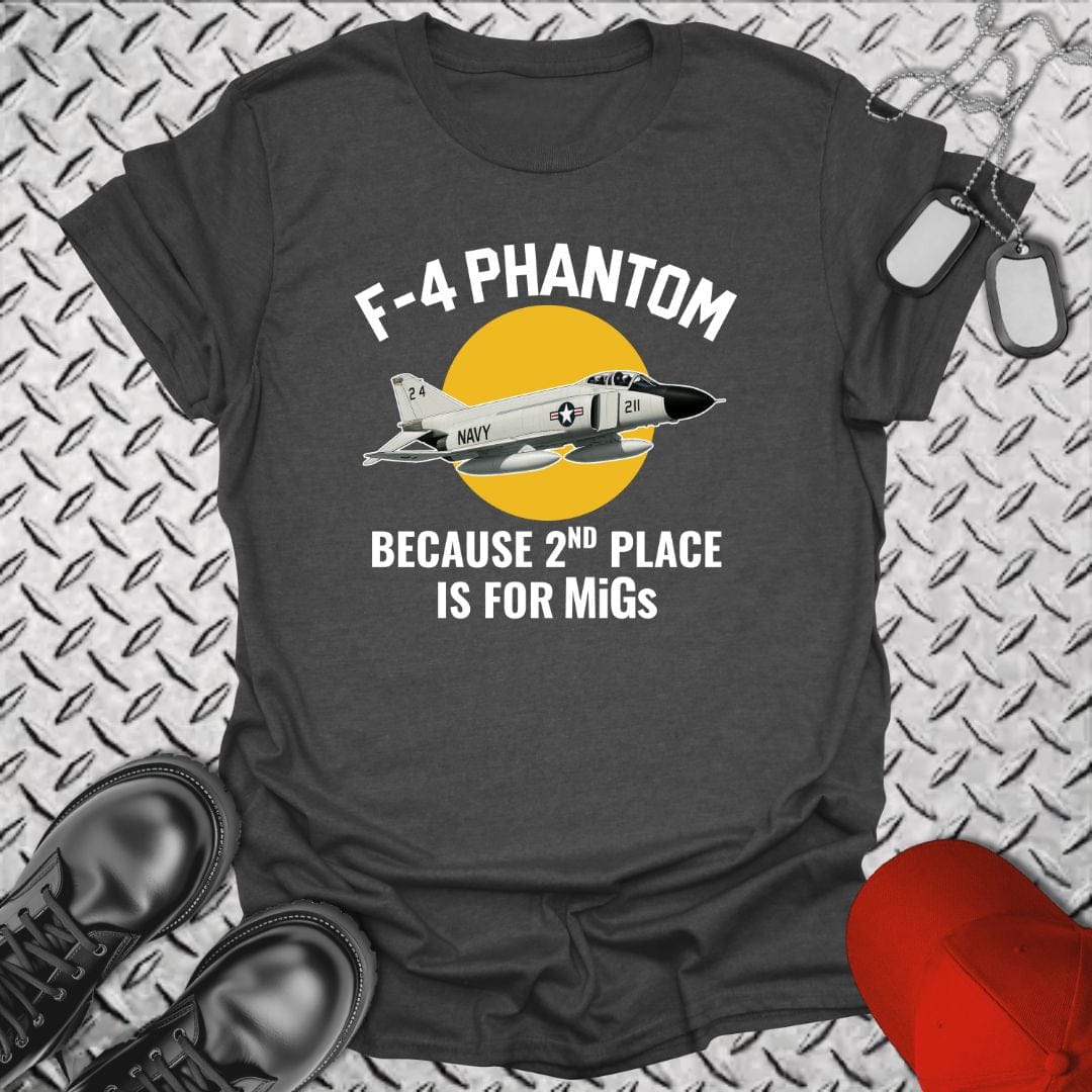 NavyHumor T-Shirt Dark Heather / S F-4 Phantom T-shirt
