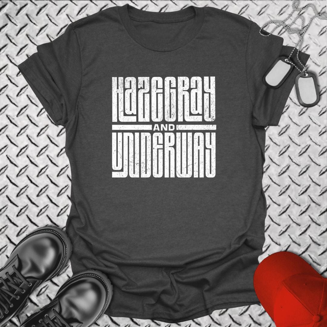 NavyHumor T-Shirt Dark Heather / S Groovy Haze Gray T-shirt