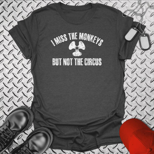 NavyHumor T-Shirt Dark Heather / S MM - I Miss the Monkeys T-shirt