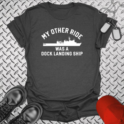 NavyHumor T-Shirt Dark Heather / S My Other Ride Was A LSD (Whidbey-Class)