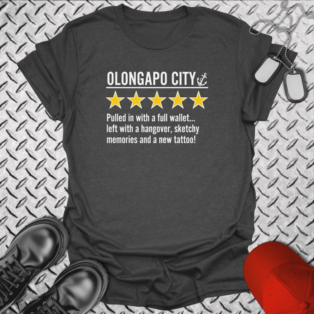 NavyHumor T-Shirt Dark Heather / S Olongapo City Review T-shirt