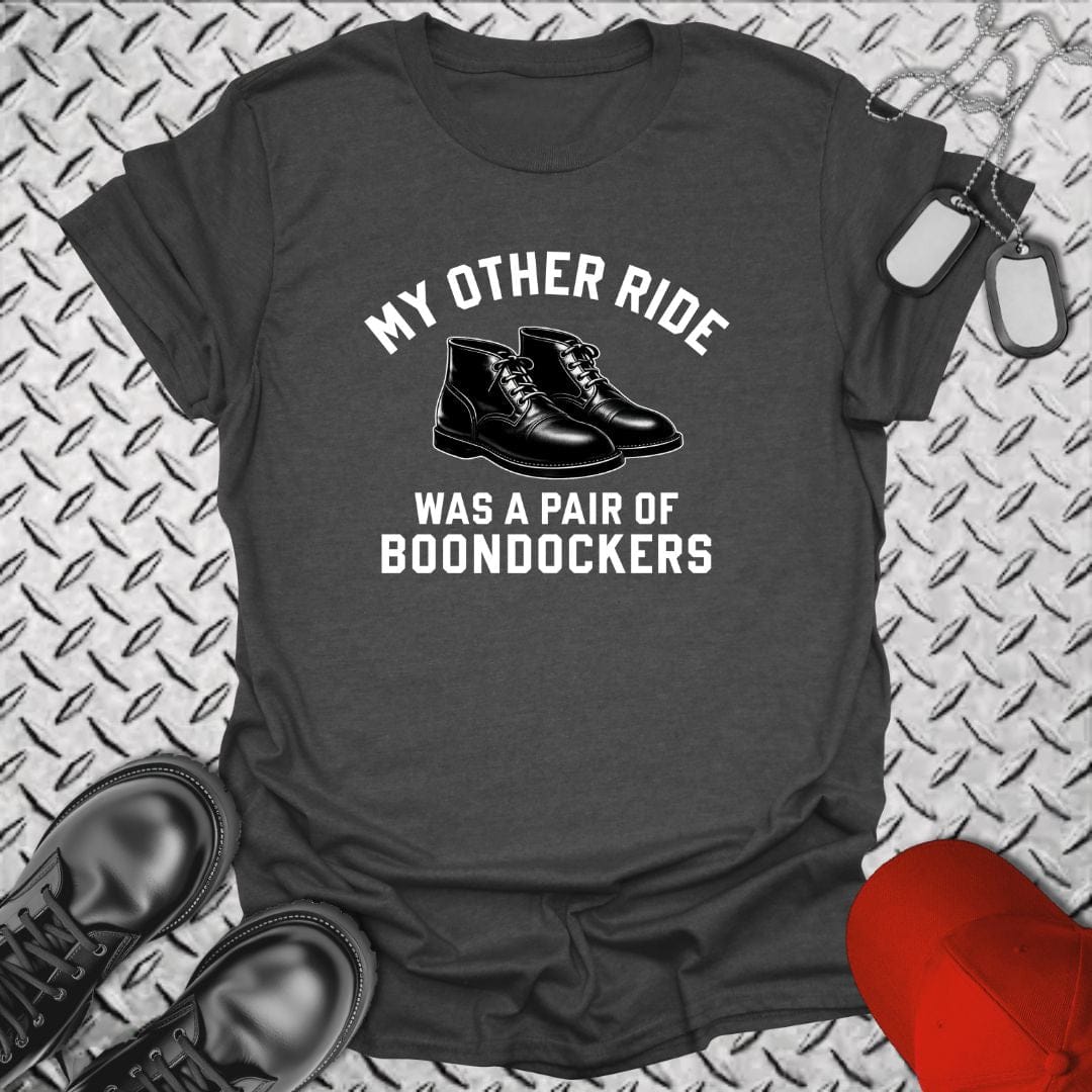 NavyHumor T-Shirt Dark Heather / S Other Ride - Boondockers