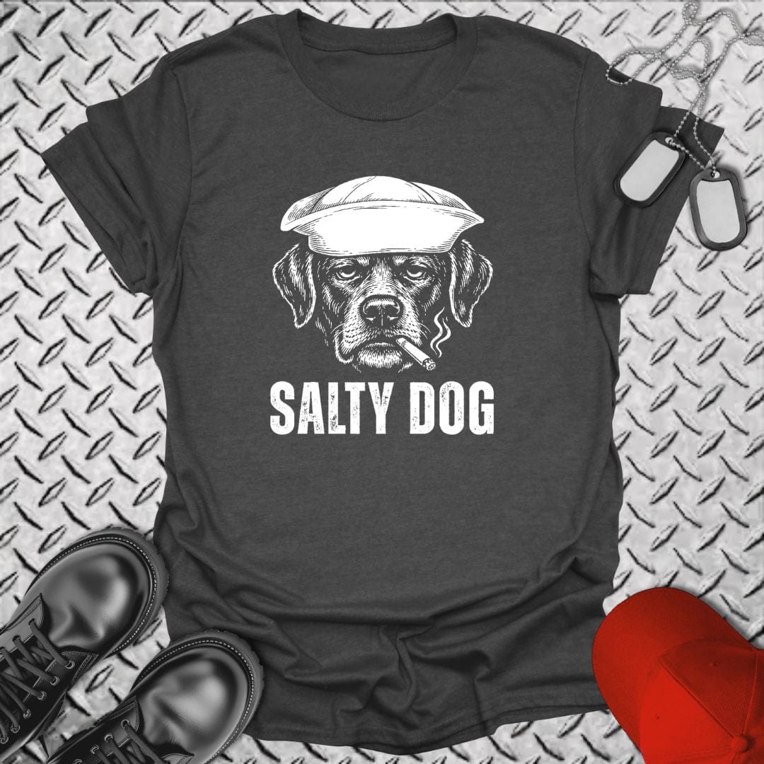NavyHumor T-Shirt Dark Heather / S Salty Dog
