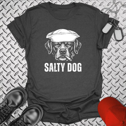 NavyHumor T-Shirt Dark Heather / S Salty Dog