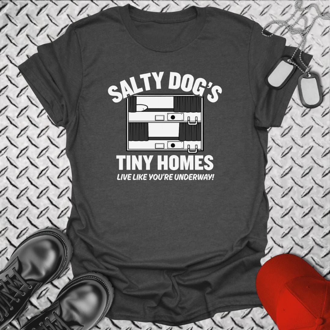 NavyHumor T-Shirt Dark Heather / S Salty Dog's Tiny Homes T-shirt