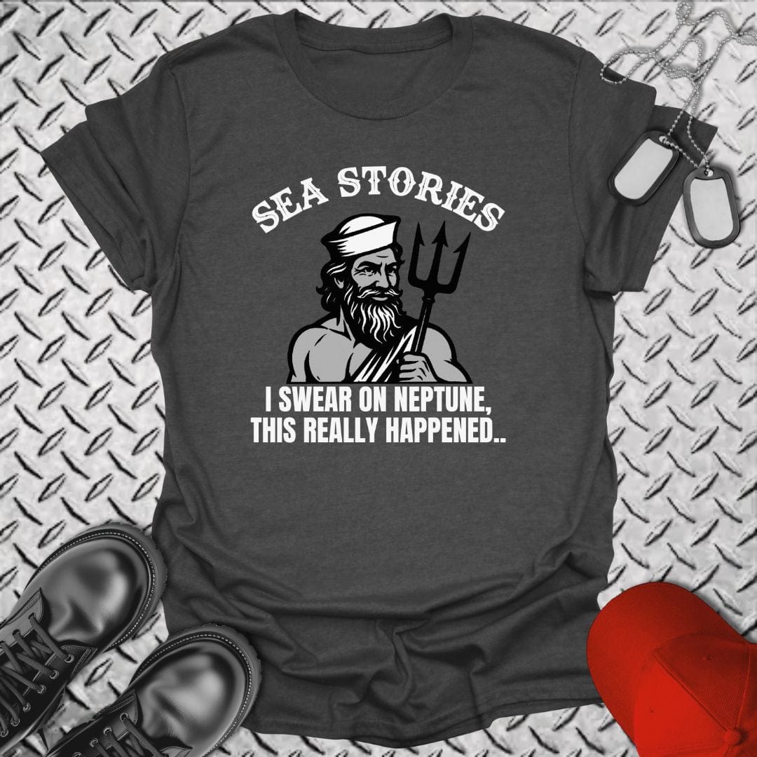 NavyHumor T-Shirt Dark Heather / S Sea Stories T-shirt