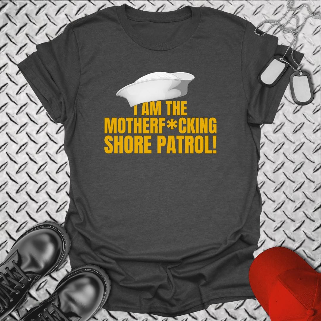NavyHumor T-Shirt Dark Heather / S Shore Patrol T-shirt