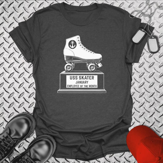 NavyHumor T-Shirt Dark Heather / S Skater Trophy