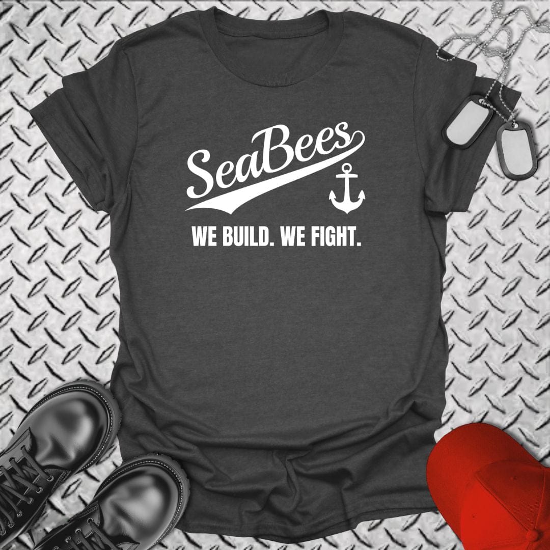 NavyHumor T-Shirt Dark Heather / S Team SeaBees T-shirt