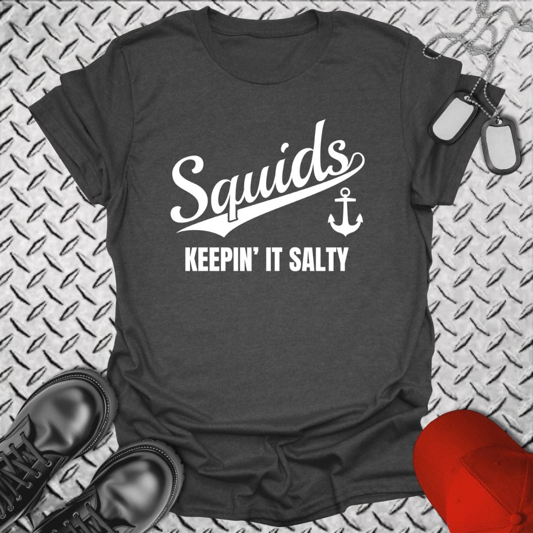 NavyHumor T-Shirt Dark Heather / S Team Squids T-shirt