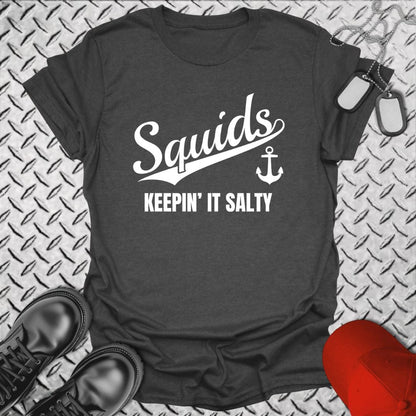 NavyHumor T-Shirt Dark Heather / S Team Squids T-shirt