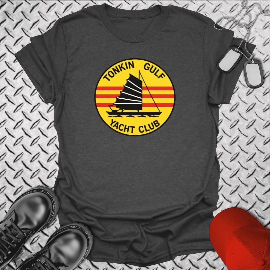 NavyHumor T-Shirt Dark Heather / S Tonkin Gulf Yacht Club T-shirt
