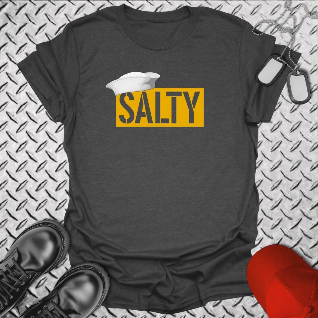 NavyHumor T-Shirt Dark Heather / S True Salty