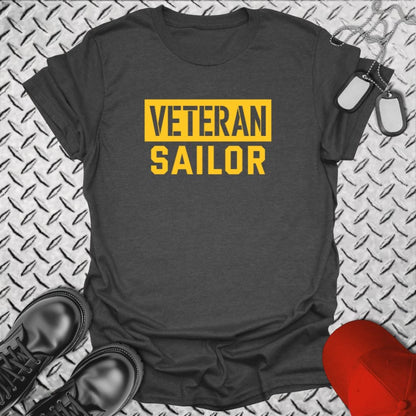 NavyHumor T-Shirt Dark Heather / S Veteran Sailor