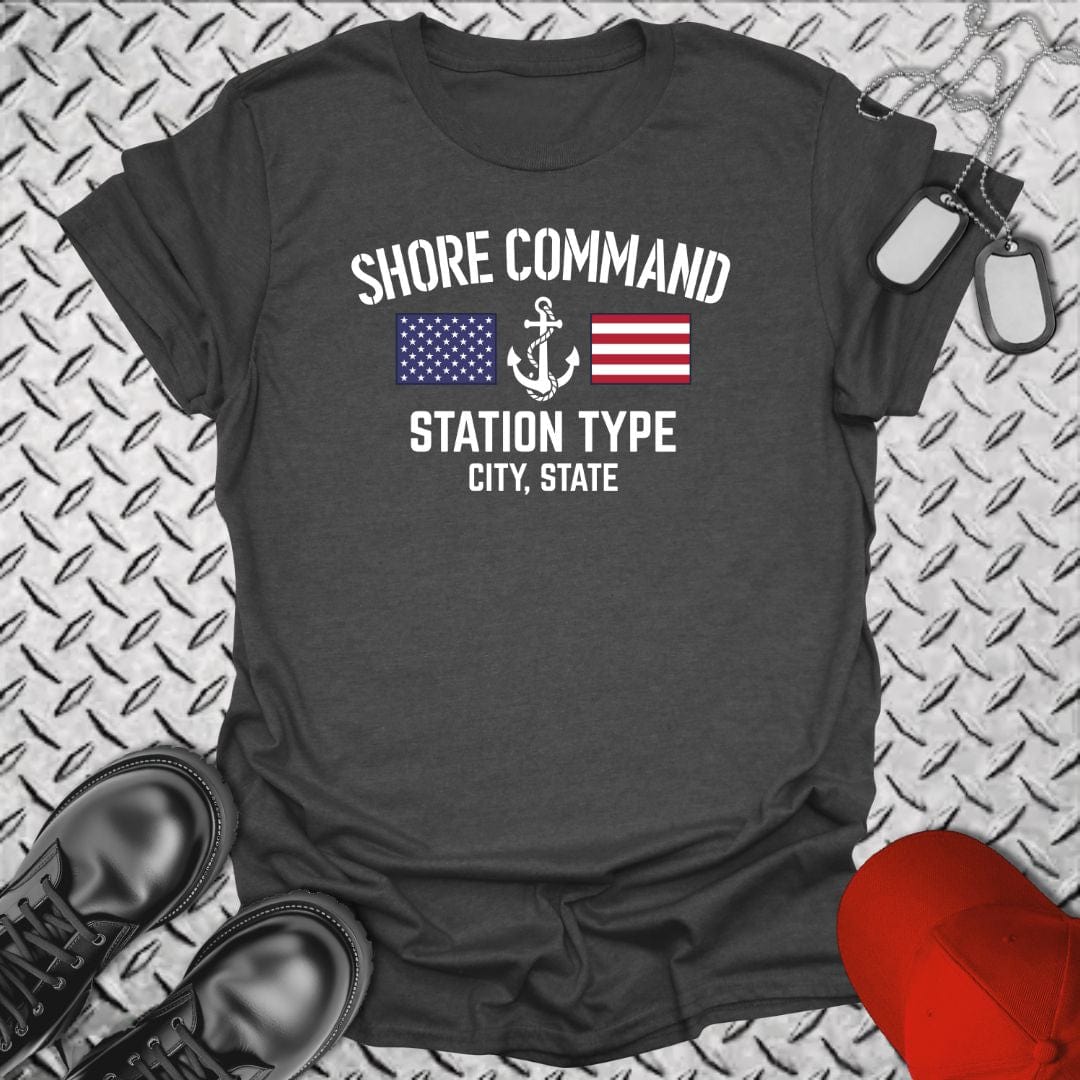 NavyHumor T-Shirt Dark Heather / S "Your Command" - Shore Facility T-shirt