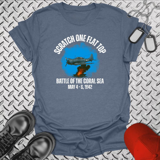 NavyHumor T-Shirt Heather Indigo / S Battle of the Coral Sea T-shirt