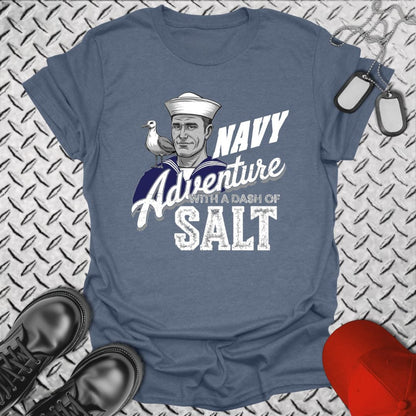 NavyHumor T-Shirt Heather Indigo / S Dash of Salt T-shirt