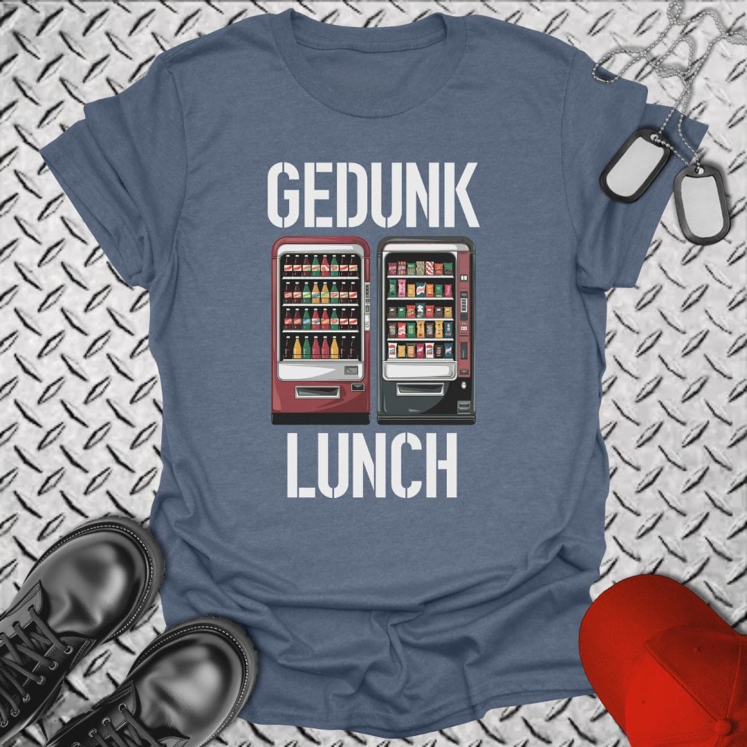 NavyHumor T-Shirt Heather Indigo / S Gedunk Lunch T-shirt