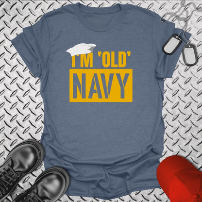 NavyHumor T-Shirt Heather Indigo / S I'm 'Old' Navy T-shirt