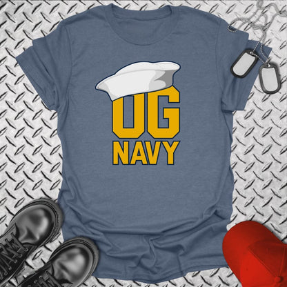 NavyHumor T-Shirt Heather Indigo / S OG Navy T-shirt