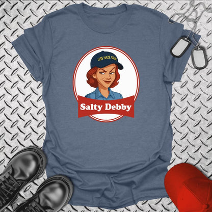 NavyHumor T-Shirt Heather Indigo / S Salty Debby T-shirt