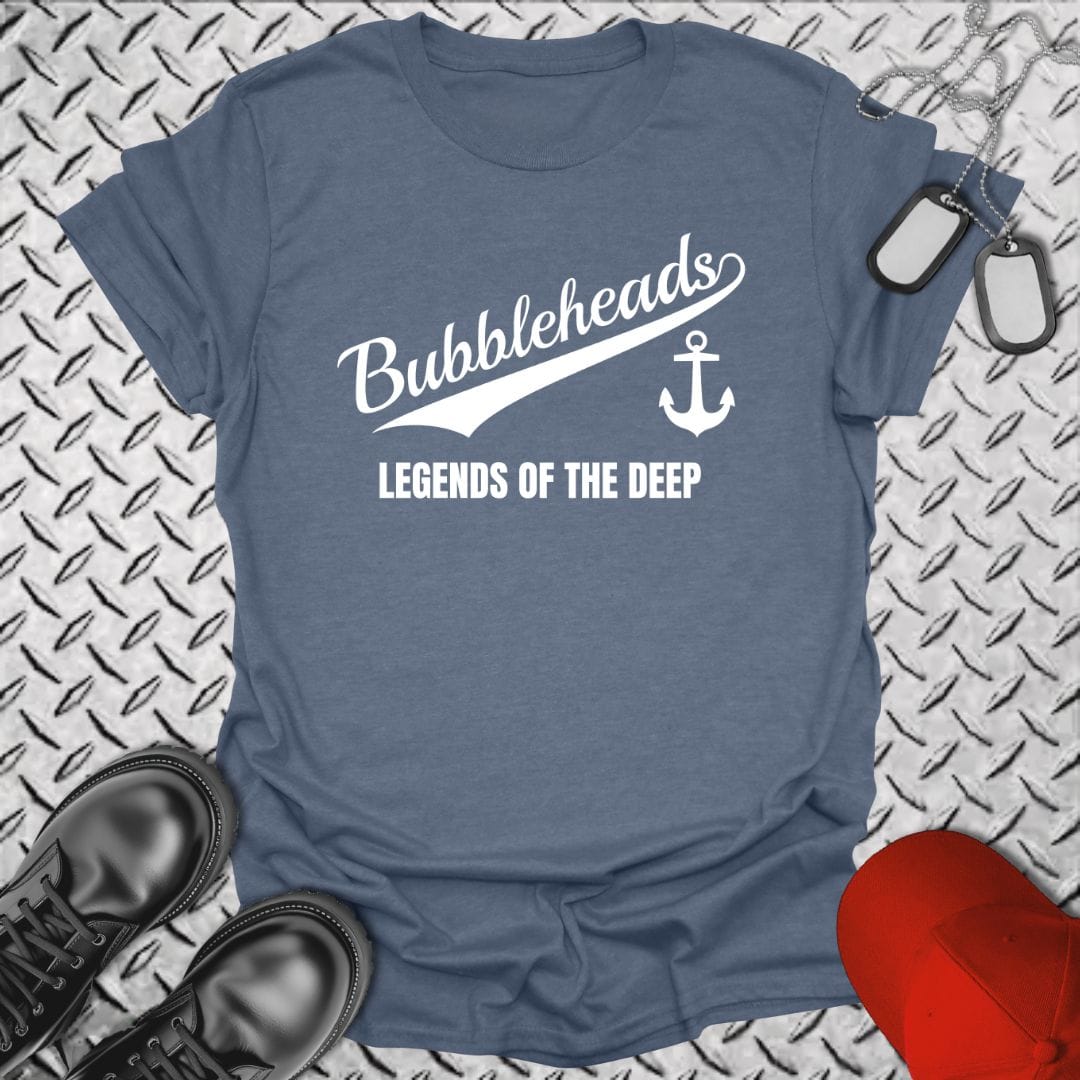 NavyHumor T-Shirt Heather Indigo / S Team Bubbleheads T-shirt