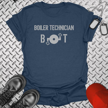 NavyHumor T-Shirt Heather Navy / S Boiler Technician (BT) Insignia T-shirt