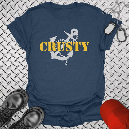 NavyHumor T-Shirt Heather Navy / S Crusty Sailor T-shirt