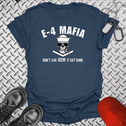 NavyHumor T-Shirt Heather Navy / S E-4 Mafia T-shirt