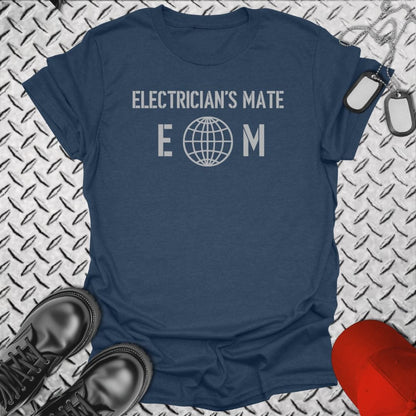 NavyHumor T-Shirt Heather Navy / S Electrician's Mate (EM) Insignia T-shirt