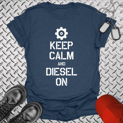 NavyHumor T-Shirt Heather Navy / S EN - Keep Calm T-shirt