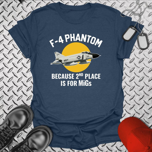 NavyHumor T-Shirt Heather Navy / S F-4 Phantom T-shirt