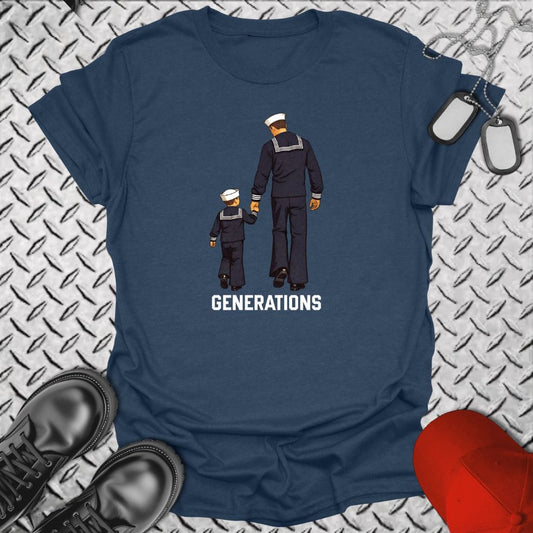 NavyHumor T-Shirt Heather Navy / S Generations T-shirt