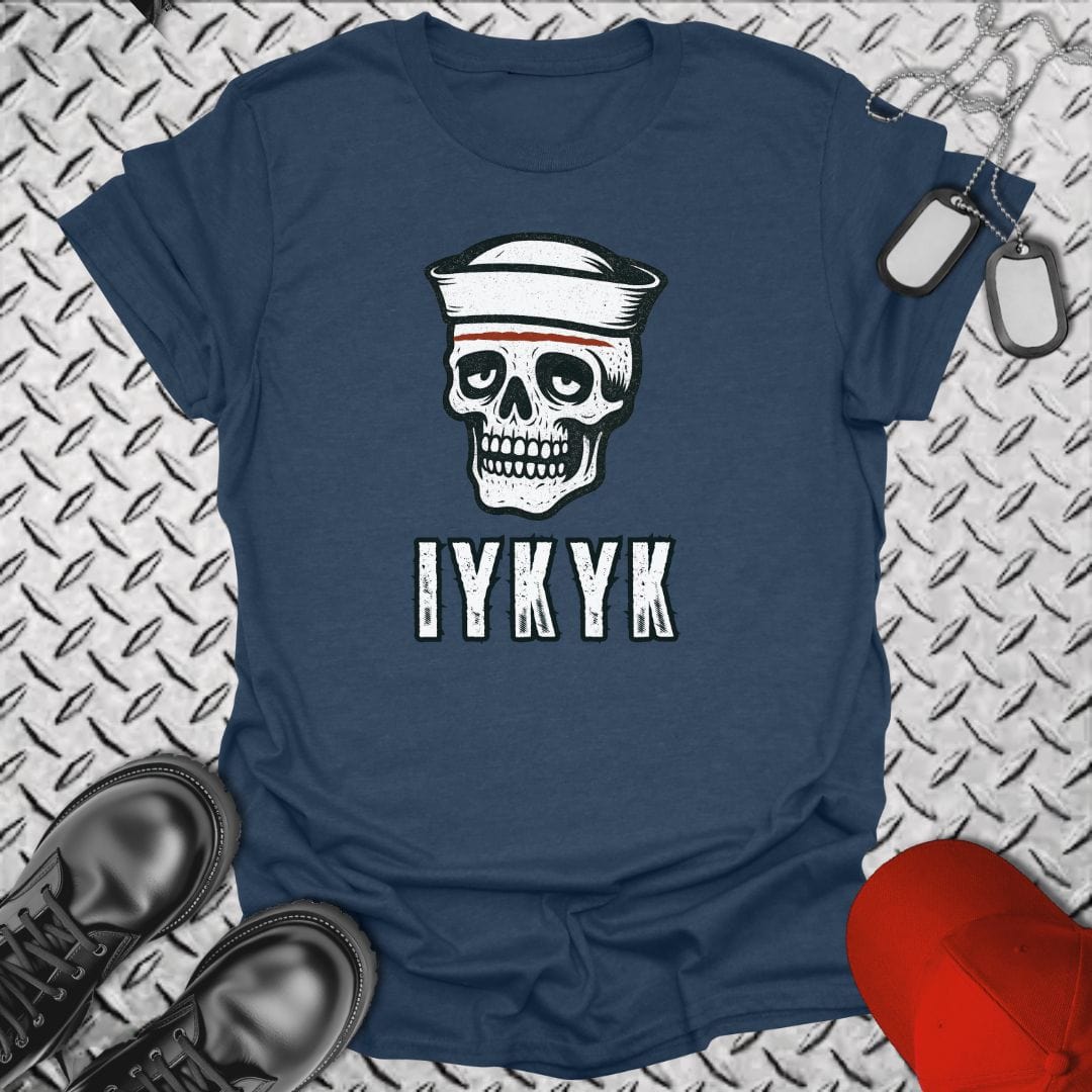 NavyHumor T-Shirt Heather Navy / S IYKYK - Door Gash T-Shirt