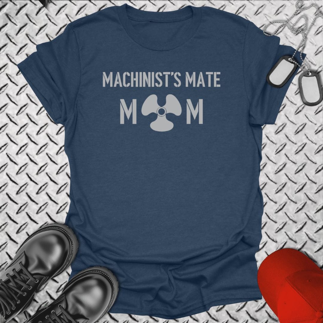 NavyHumor T-Shirt Heather Navy / S Machinist's Mate (MM) Insignia T-shirt