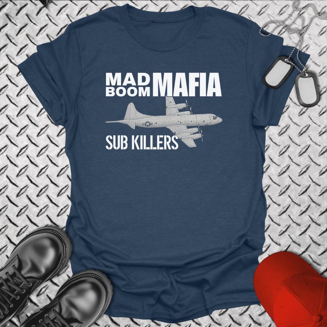 NavyHumor T-Shirt Heather Navy / S MAD Boom Mafia P-3 Orion T-shirt