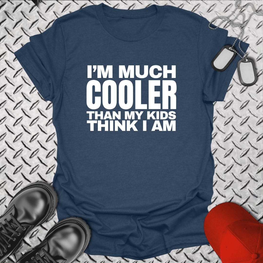 NavyHumor T-Shirt Heather Navy / S Much Cooler T-shirt