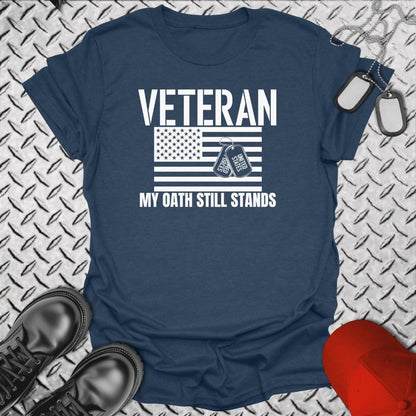NavyHumor T-Shirt Heather Navy / S My Oath Still Stands T-shirt