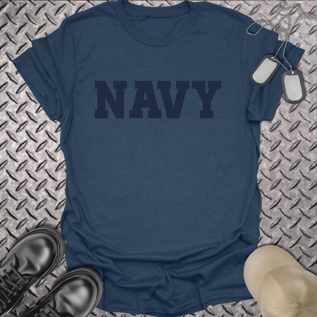 NavyHumor T-Shirt Heather Navy / S Navy Navy T-shirt