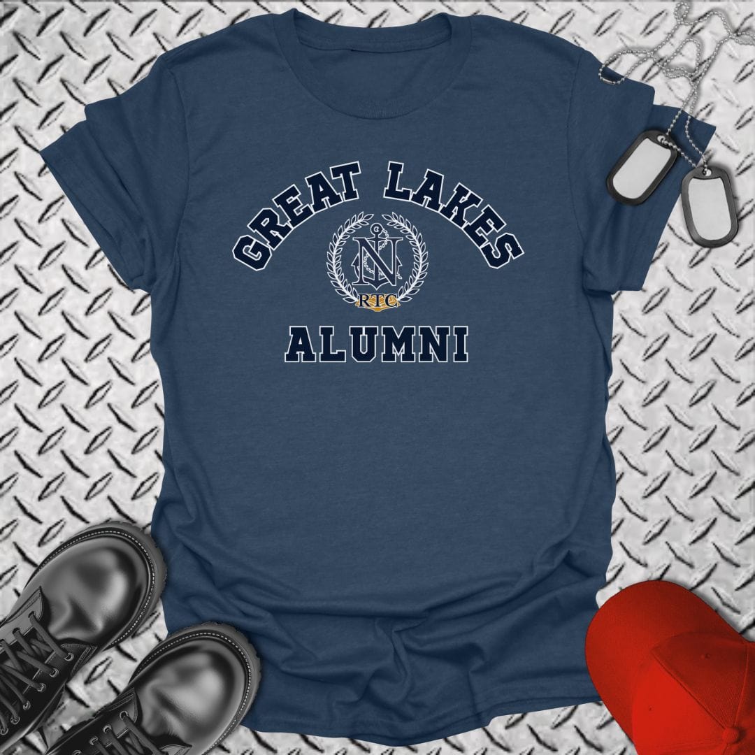 NavyHumor T-Shirt Heather Navy / S RTC Great Lakes Alumni T-shirt