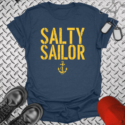 NavyHumor T-Shirt Heather Navy / S Salty Sailor T-shirt