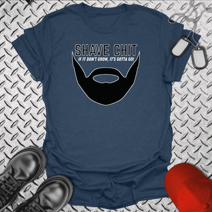 NavyHumor T-Shirt Heather Navy / S Shave Chit T-shirt