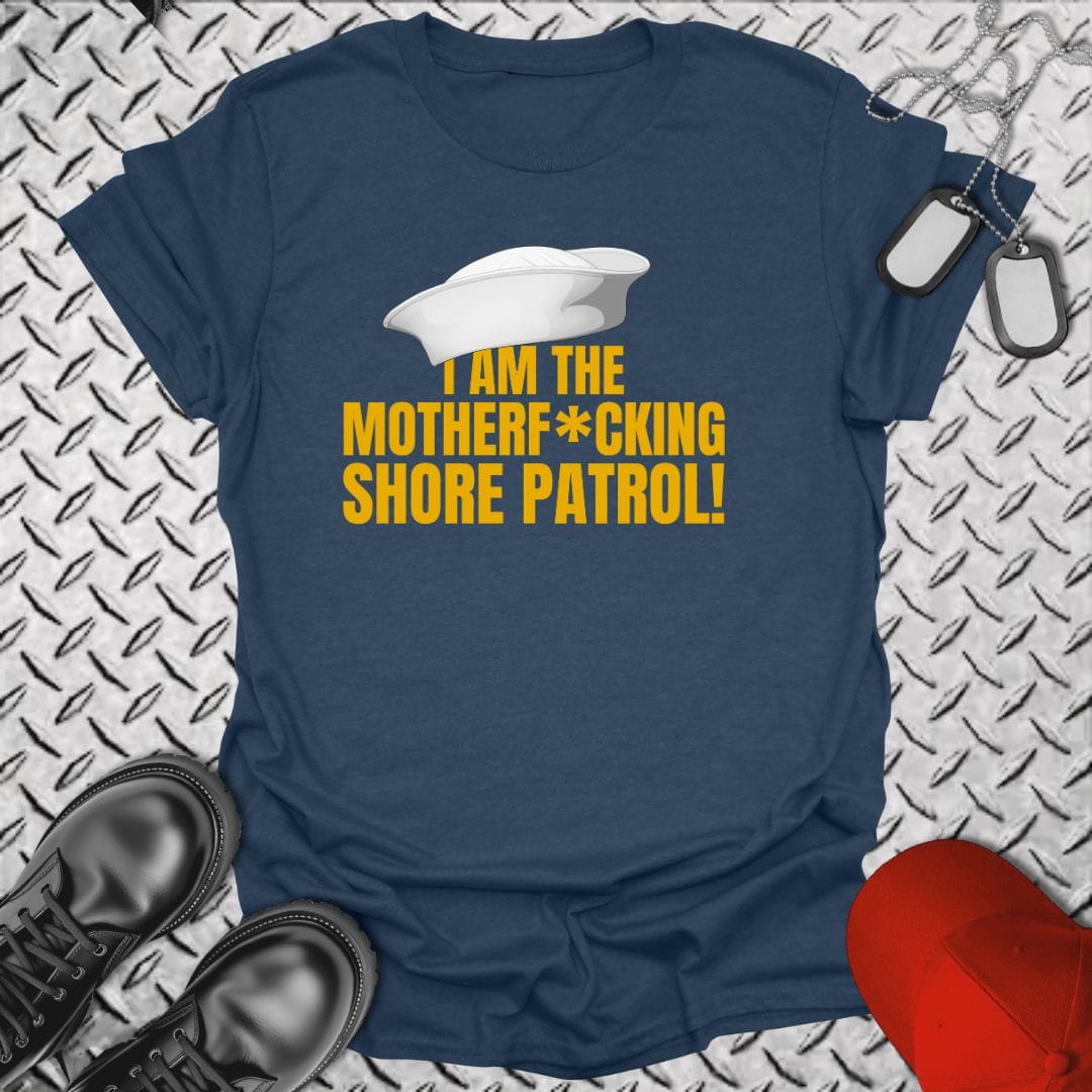 NavyHumor T-Shirt Heather Navy / S Shore Patrol T-shirt