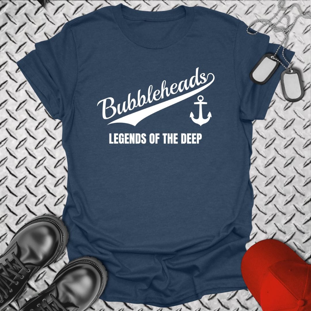 NavyHumor T-Shirt Heather Navy / S Team Bubbleheads T-shirt