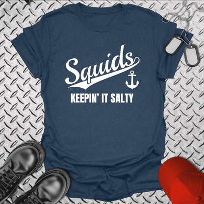 NavyHumor T-Shirt Heather Navy / S Team Squids T-shirt
