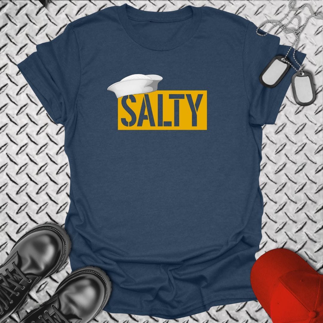 NavyHumor T-Shirt Heather Navy / S True Salty
